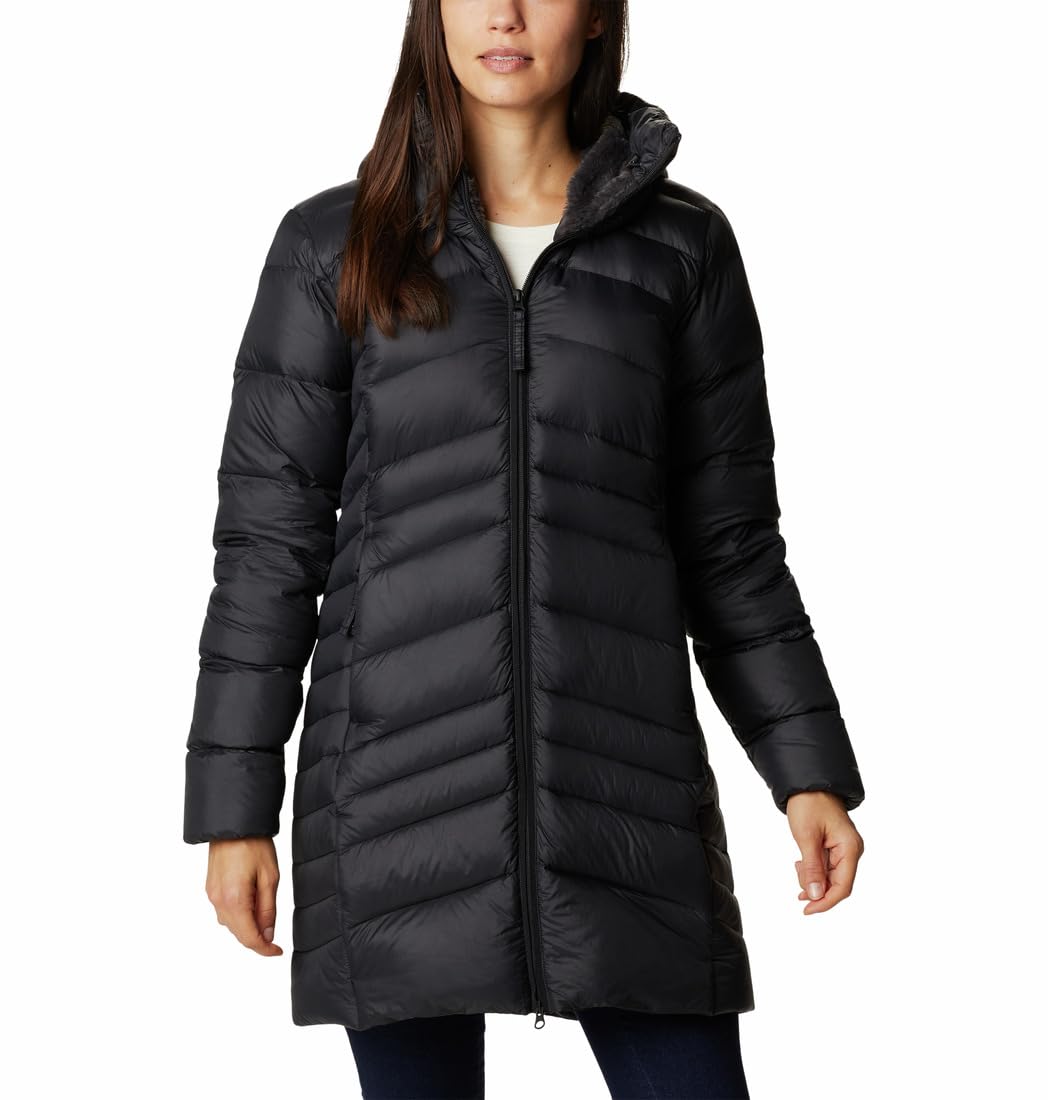 Columbia Women's Autumn Park Down Mid Jacket – Lightweight Water-Resistant Winter Coat for Hiking, Travel & Outdoor Adventures