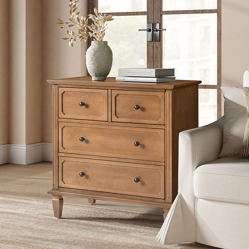 Isidro Accent Chest of Drawers with USB Charging Station - Modern Bedroom Dresser with 3 Drawers & Built-in Power Outlets - Perfect for Bedside Storage & Device Charging in Home, Office or Dorm Room