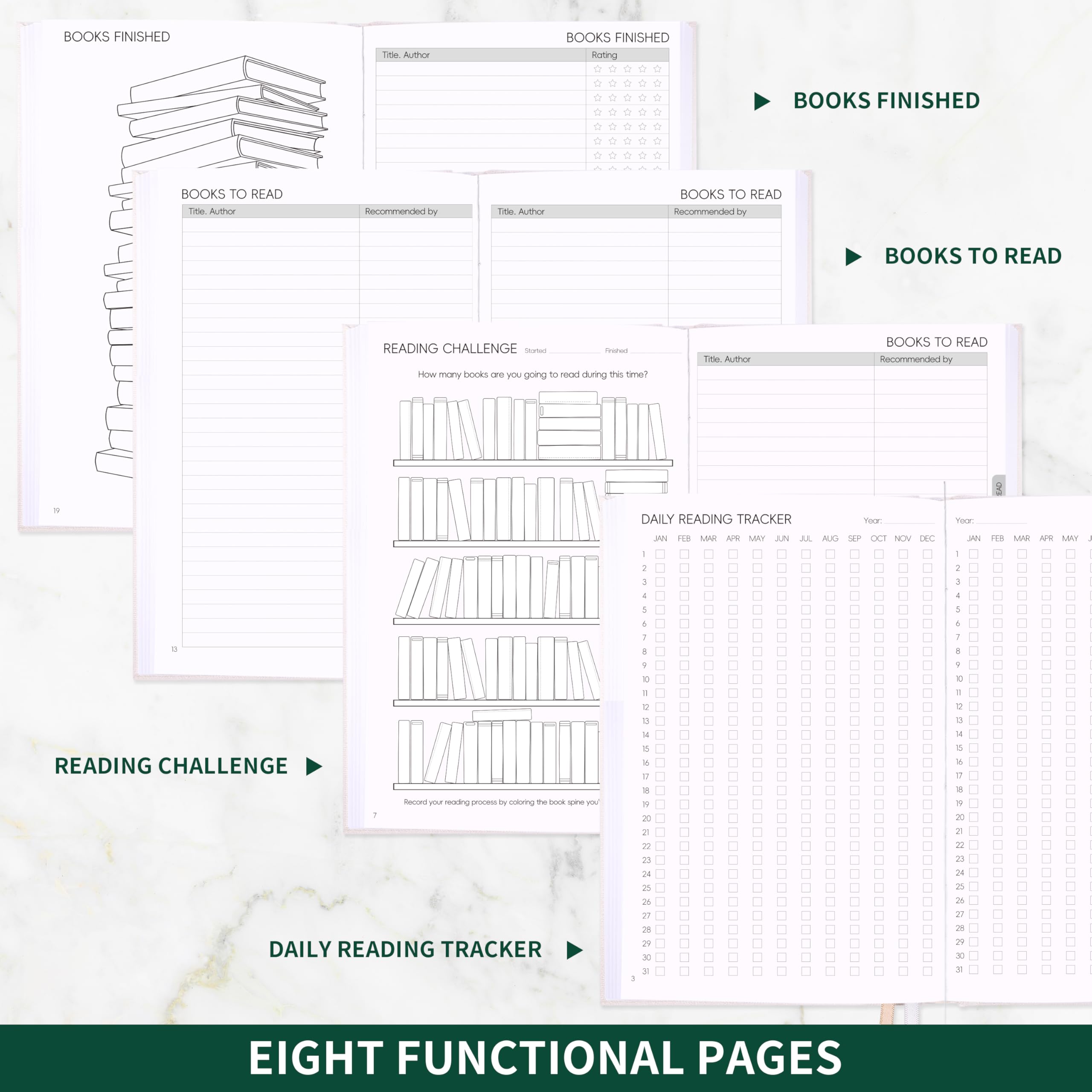 A5 Reading Journal - 5.9