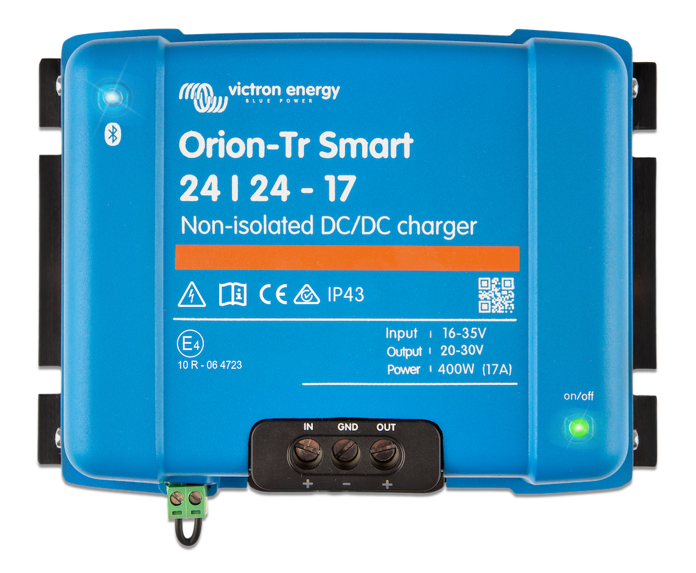 Orion Tr Smart 24/24 17A 400W Non-Isolated DC-DC Battery Charger - Perfect for RVs, Boats & Off-Grid Solar Power Systems