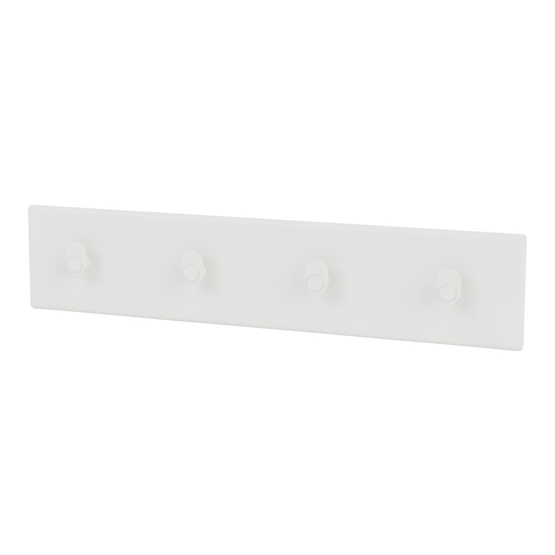 K812 Wall Mounted Coat Rack with 4 Hooks - Space Saving Entryway Organizer for Hats, Jackets & Bags