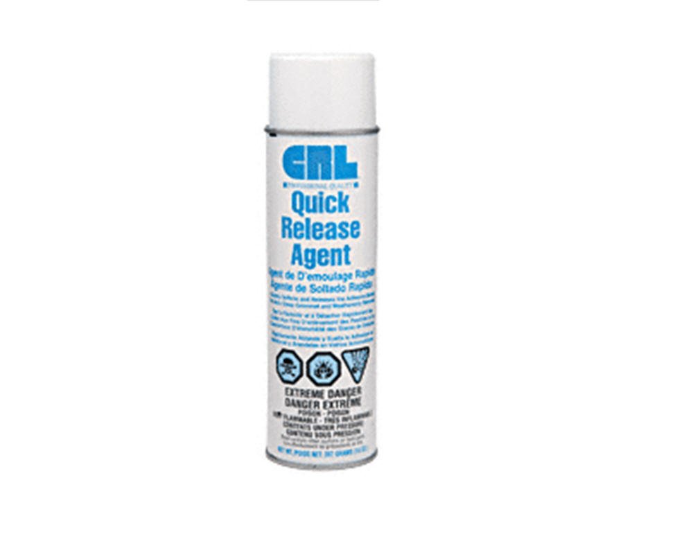 CRL Quick Release Agent - 14 Oz Can | Fast-Acting Mold Release Spray for Concrete, Rubber & Plastics | Ideal for DIY Projects, Construction & Industrial Use