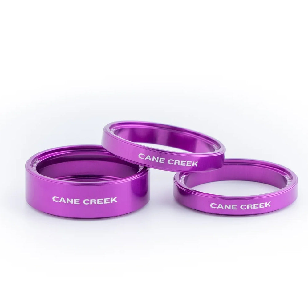 Cane Creek Interlok Spacer Kits for Bikes - Premium Headset Spacers for MTB & Road Bikes - Perfect for Customizing Handlebar Height & Bike Fit