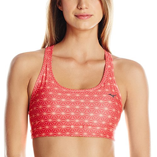 Mizuno Women's Lotus Running Sports Bra - High Support Workout Top for Yoga, Gym & Active Lifestyle