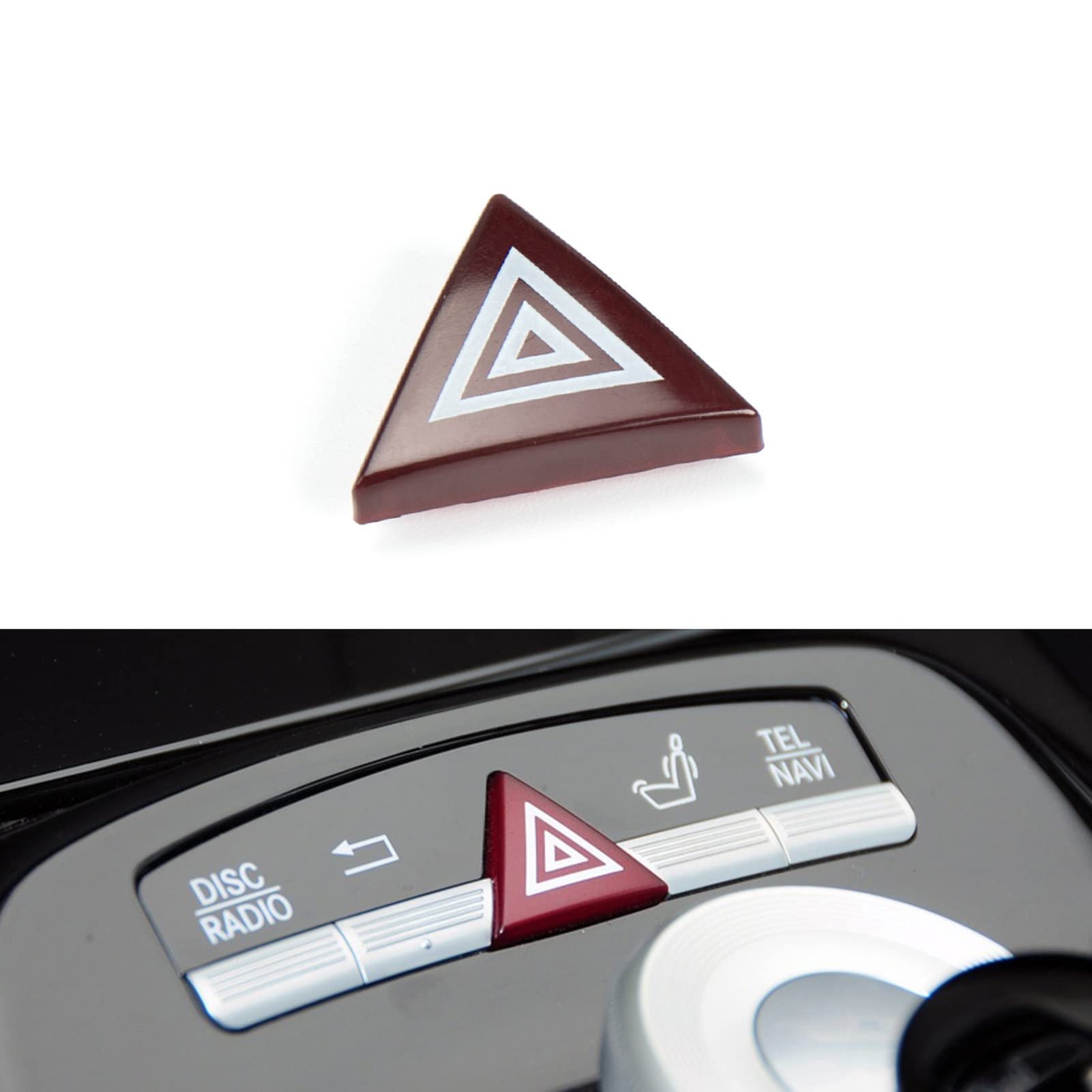 Mercedes Benz W221 S Class Emergency Hazard Lights Warning Switch Button - Replacement Part 2218706858 for Car Safety & Roadside Emergencies