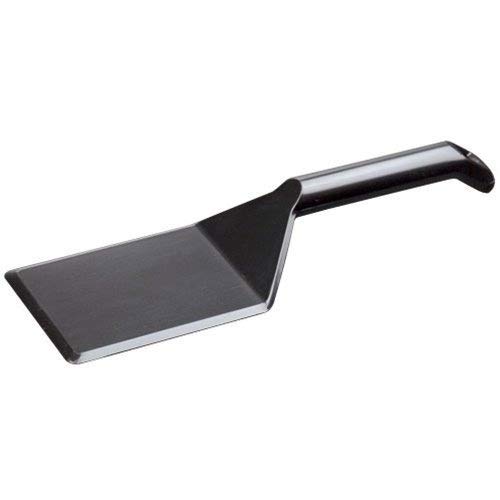 EMI-206 48-Pack Heavy Duty Black Disposable Plastic Spatulas - Cake Spatula, Pie Server, Pastry Tool for Baking, Decorating & Serving (Ideal for Bakeries, Catering & Home Kitchen Use)