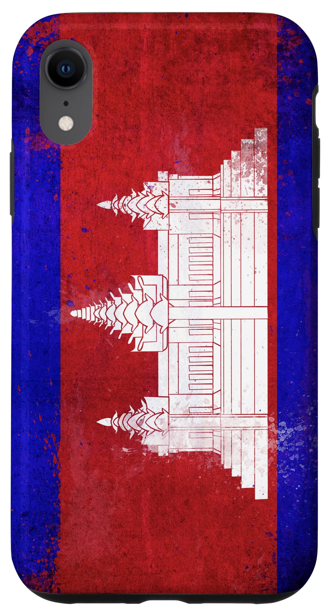 iPhone XR Case with Cambodia Flag Design - Cambodian Pride Gift - Durable Protective Cover for Travel, Daily Use & Special Occasions