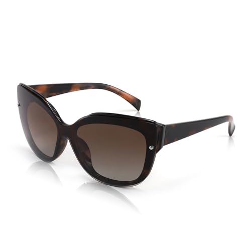 003 Leopard Frame/Gradient Brown Mirror Lens