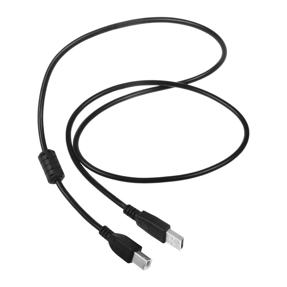 3.3ft USB Cable for Fargo Persona C30 C30e DTC1000 ID Card Printer - Replacement Thermal Printer Cord for Photo ID Badge Printing (Office, School, Business Security Use)