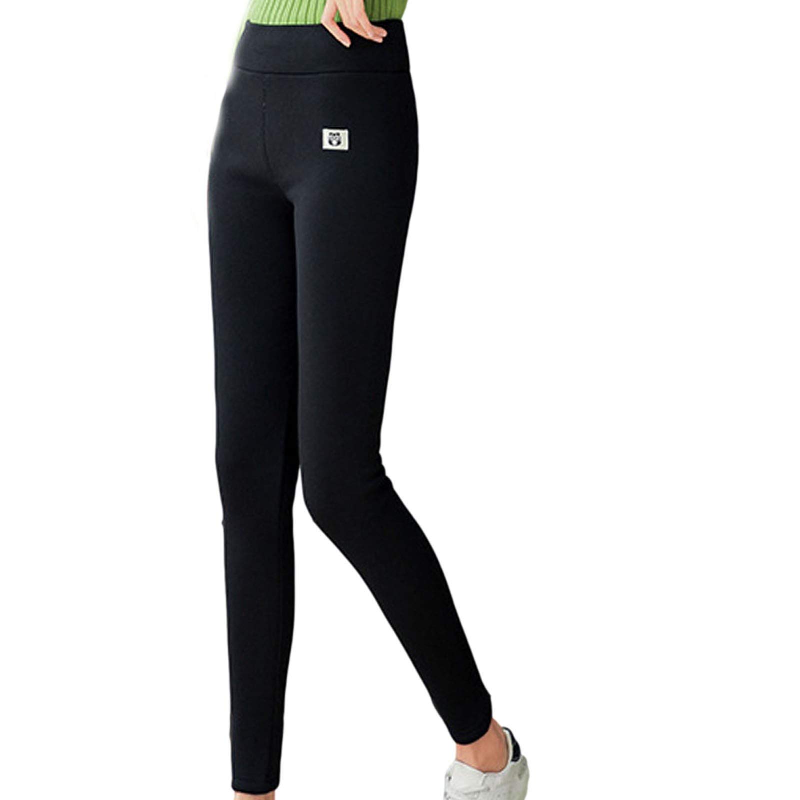 Women's Fleece Lined Winter Leggings - High Waisted Thermal Tummy Control Workout Pants for Cold Weather | Yoga, Running & Outdoor Activities