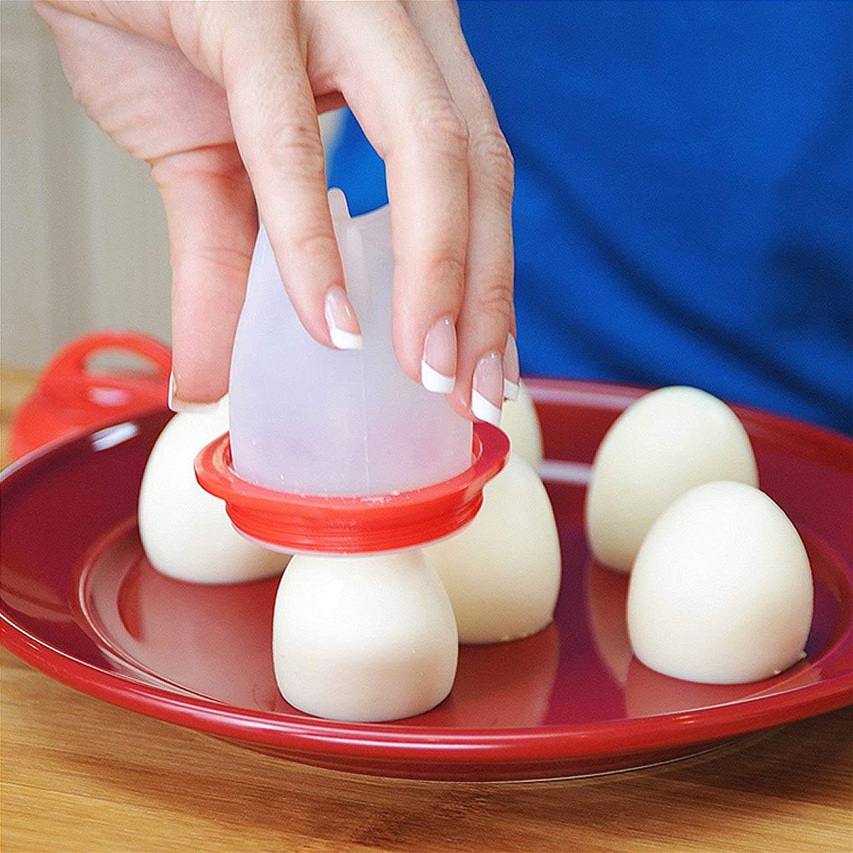 12-Pack WideSmart Silicone Egg Cooker Set - Non-Stick Egg Poachers, Boiled Egg Holders & No-Shell Egg Boiler Cups | Perfect for Breakfast Meal Prep, Camping & Keto Diet