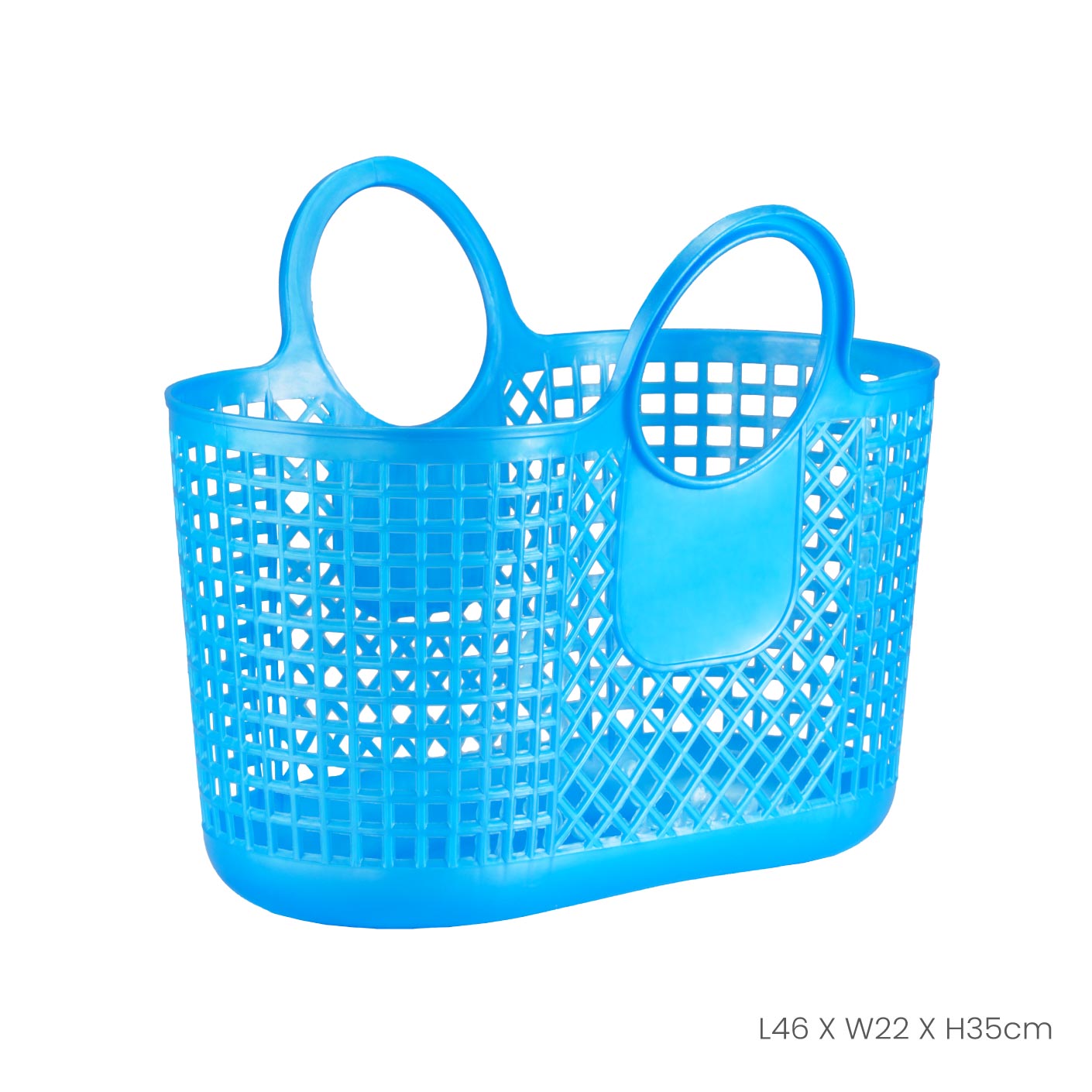 1728 Shopping Basket - Durable & Foldable Grocery Cart for Supermarket, Farmers Market, and Home Storage | Convenient for Shopping Trips and Household Organization