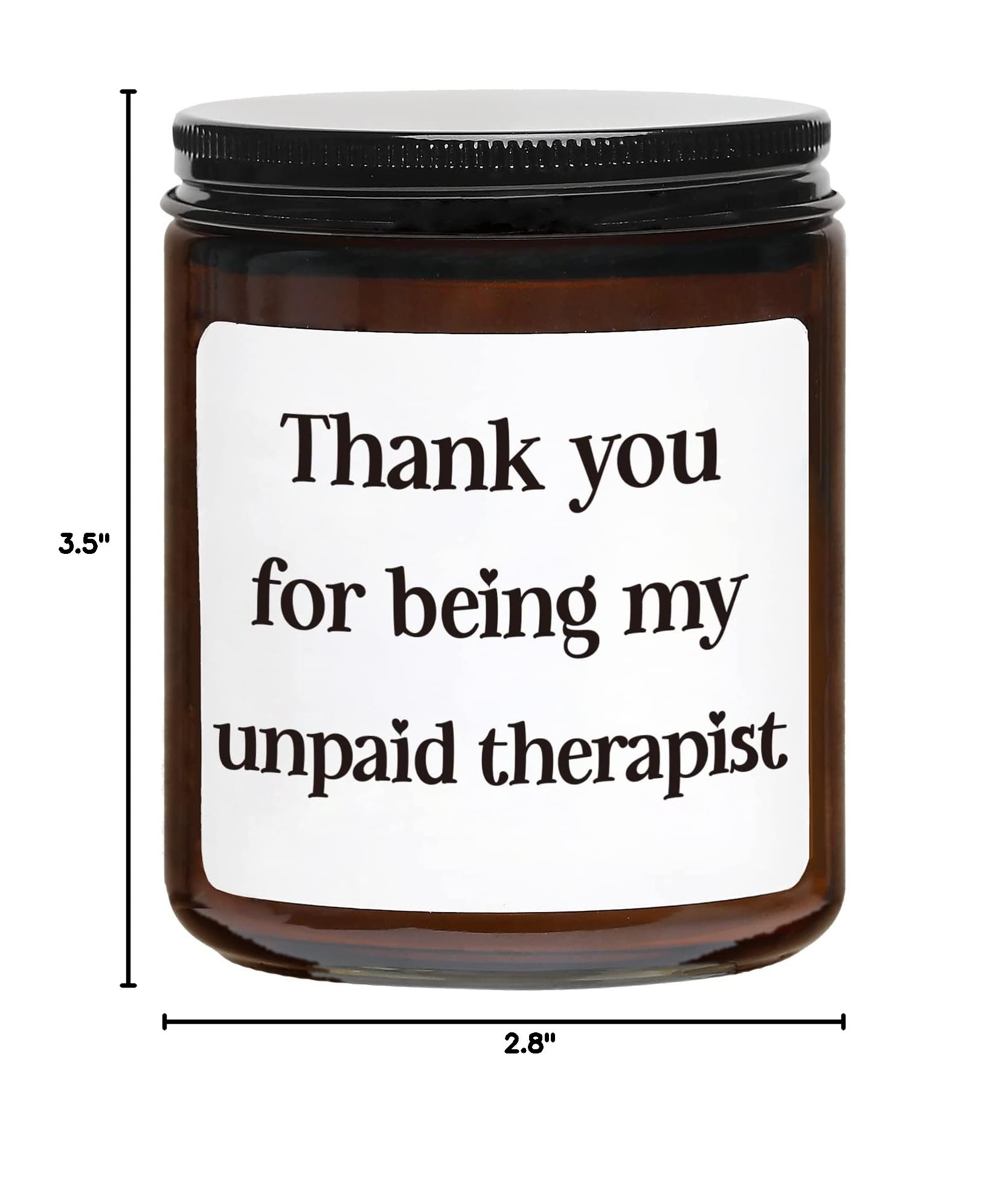 Lavender Scented Candles - Funny Thank You Gifts for Women, Nurses, Coworkers, Best Friends & Teachers | Friendship Birthday Present | Relaxing Aromatherapy for Home, Office & Spa
