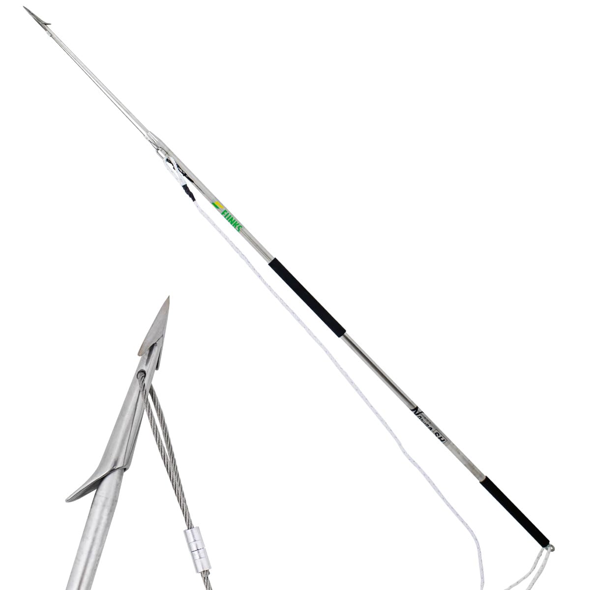 Premium Stainless Steel Heavy Duty Fishing Harpoon Spear - Ideal for Tuna, Marlin, Halibut & Large Fish - Perfect for Deep Sea Fishing & Spearfishing Adventures