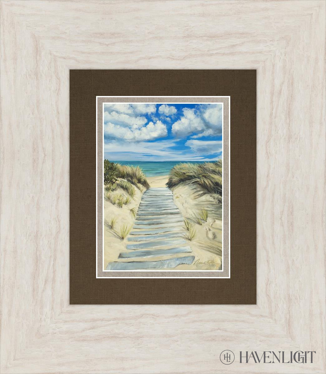 Seaside Decor - Handcrafted Broken Path Mosaic Art Piece for Home & Garden Wall Decor | Perfect for Beach House, Coastal Living Room, or Outdoor Patio