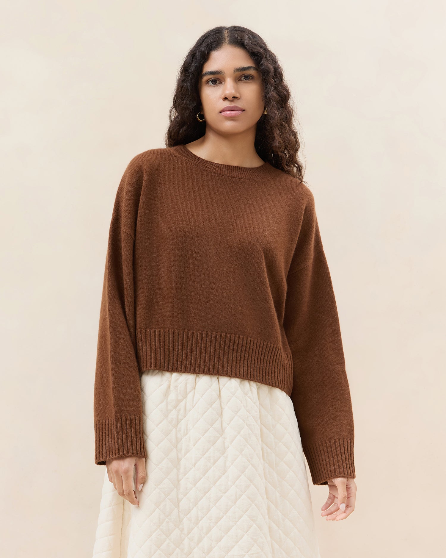 Luxury Women's Lana Cashmere Sweater - Soft 100% Pure Cashmere Knitwear for Winter, Fall & Spring - Perfect for Office, Travel & Casual Outfits