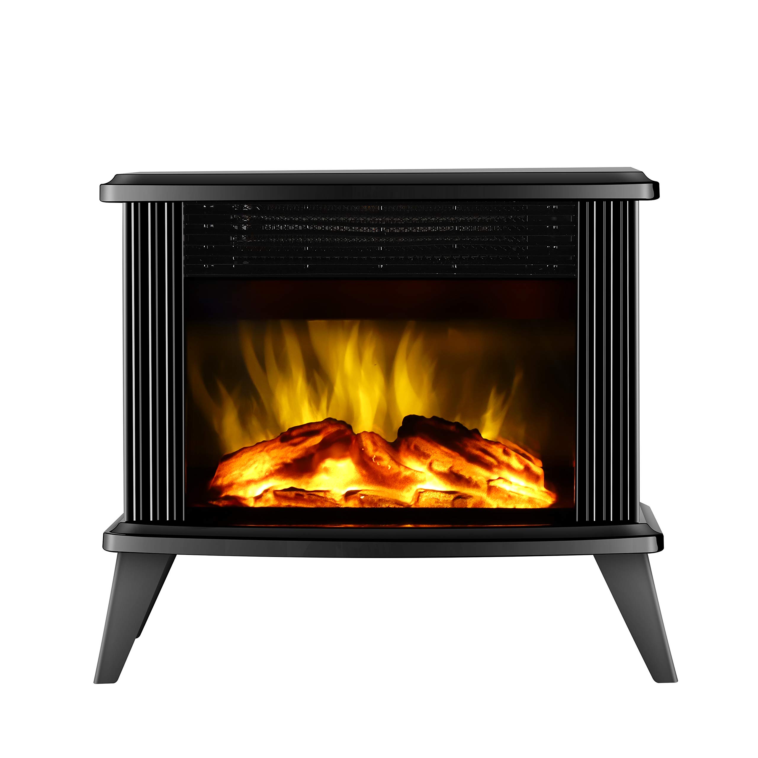 DONYER POWER Mini Electric Fireplace Heater - 14.8