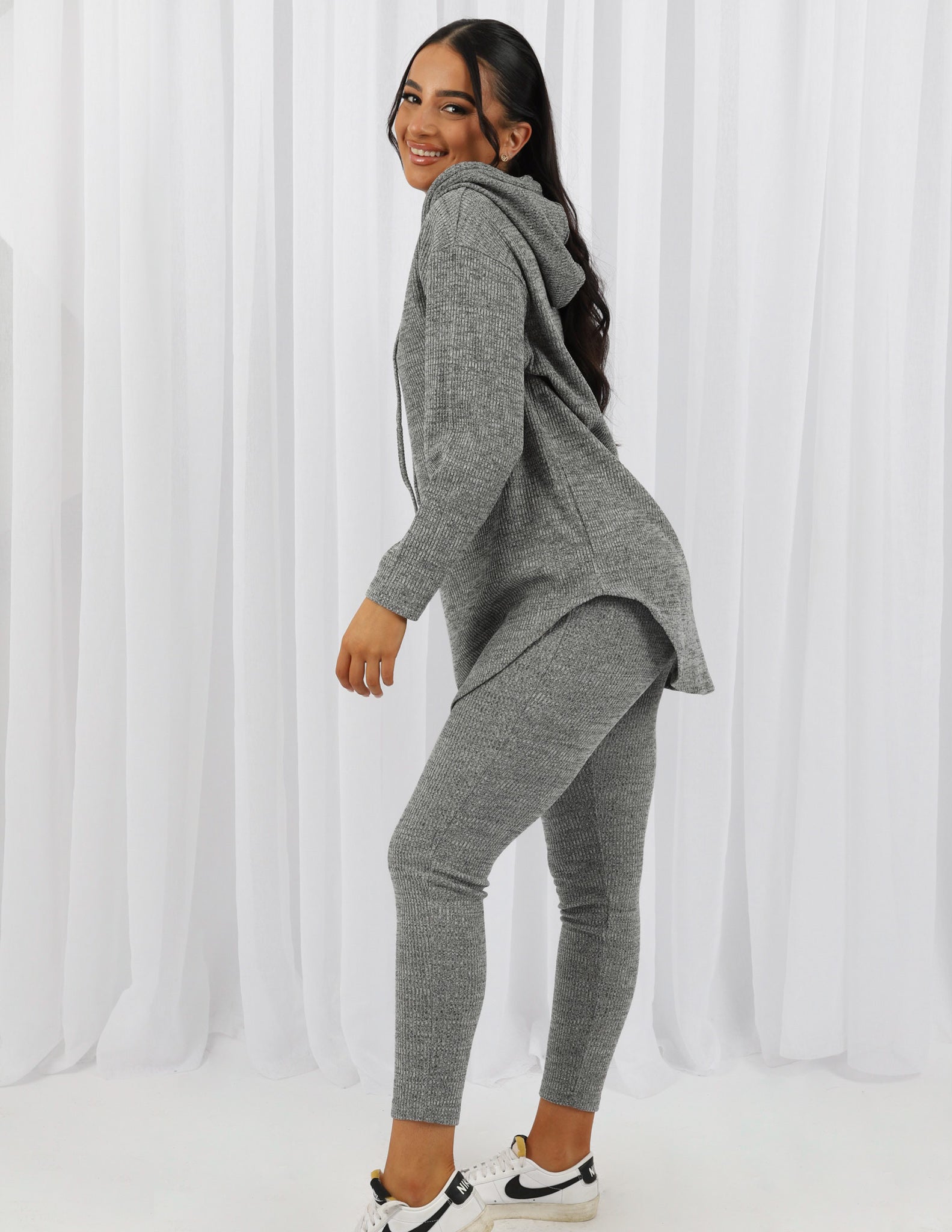 Hoda Knit Track Pants for Women - Soft Comfortable Jogger Sweatpants with Elastic Waistband | Perfect for Yoga, Running, Lounging & Casual Wear