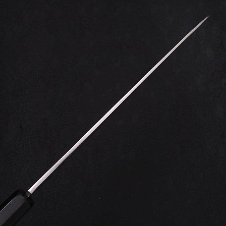 Premium Yanagiba Sushi Knife 270mm - Blue Steel #2 Honyaki Blade with Buffalo Horn & Ebony Handle - Perfect for Sushi Chefs and Japanese Cuisine Lovers