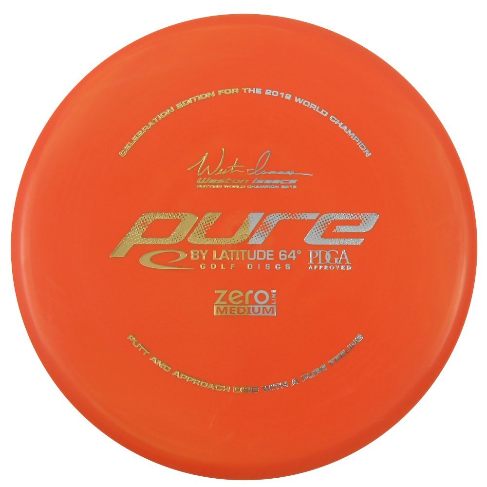 Latitude 64 Zero Line Medium Pure Putt & Approach Golf Disc (173-176g) - Premium Frisbee for Putting & Approach Shots | Tournament & Practice Use | Colors May Vary