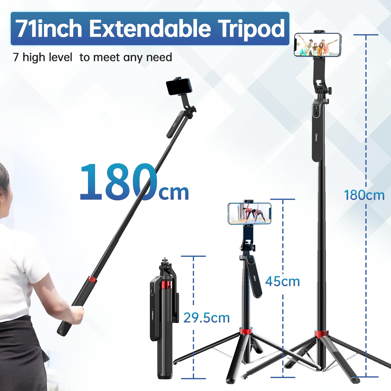 Ulanzi MA09 Selfie Stick Tripod - 71