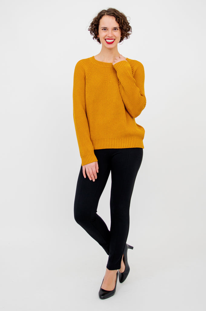 Davis Women's Cotton Sweater - Soft & Comfortable Tangerine Pullover for Fall & Winter | Casual Wear, Office Outfits & Cozy Loungewear