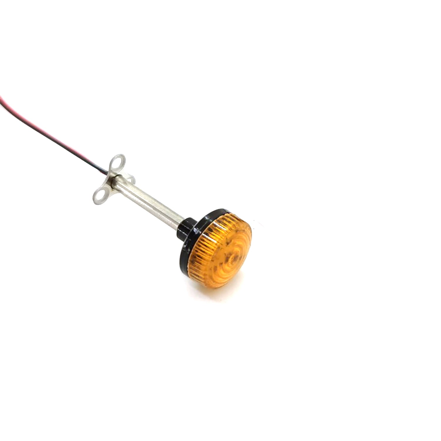 Tamiya 1/14 RC Tractor Truck Rotating LED Warning Light - DIY Upgrade Spare Part for Radio Controlled Construction Vehicle Models | Perfect for Hobbyists & RC Enthusiasts