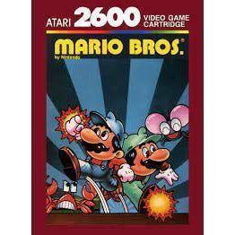 Atari 2600 Mario Bros Classic Video Game Cartridge - Retro Gaming Console Accessory for Collectors & Vintage Gaming Enthusiasts - Perfect for Nostalgic Game Nights & Retro Gaming Events