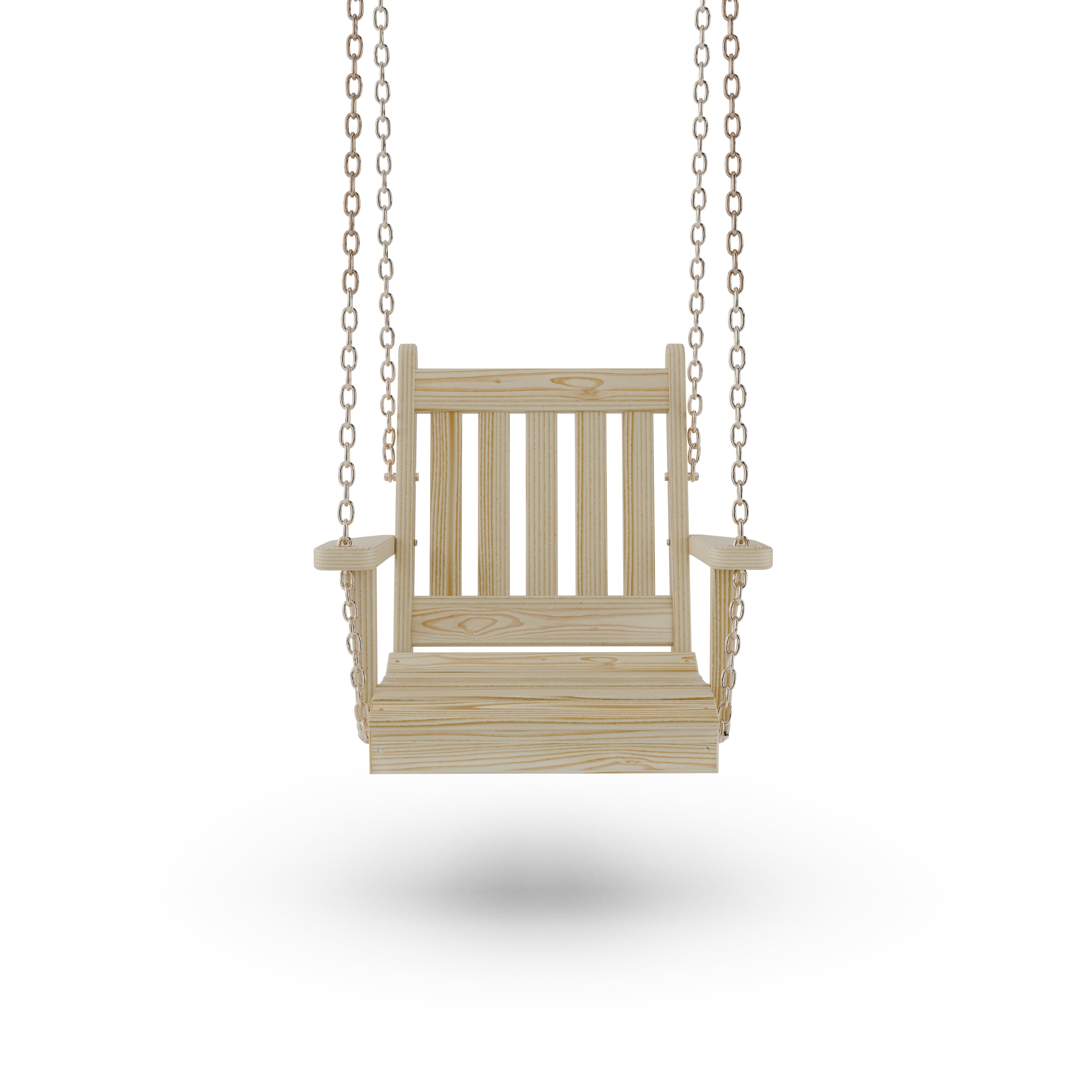 Keystone Amish Co. Franklin Swing Chair - Handcrafted Wooden Porch Swing for Outdoor Relaxation | Perfect for Patio, Garden, and Backyard Decor