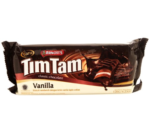 Arnott's TimTam Chocolate Sandwich Biscuits 120g - Crunchy Chocolate Wafer Cookies for Snacking, Gifts & Coffee Pairing