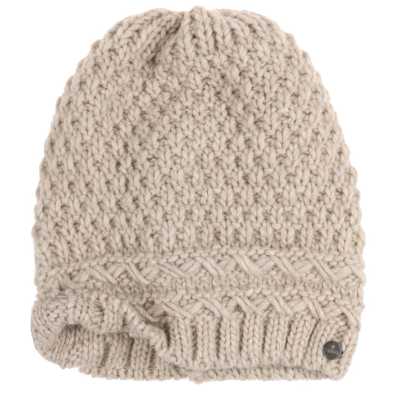 Lierys Pinea Oversize Knit Hat - Soft Chunky Cable Knit Beanie for Women & Men | Winter Warm Wool Hat for Outdoor Activities, Skiing & Snowboarding