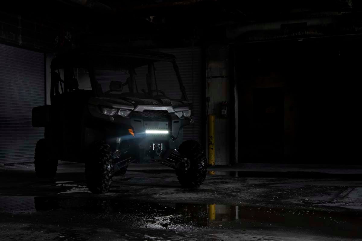 12 Inch Black Series LED Light Bar - Single Row Off-Road Lighting for Trucks, Jeeps, ATVs (Model 70712BL) | Waterproof, High Brightness for Night Driving, Camping, Hunting