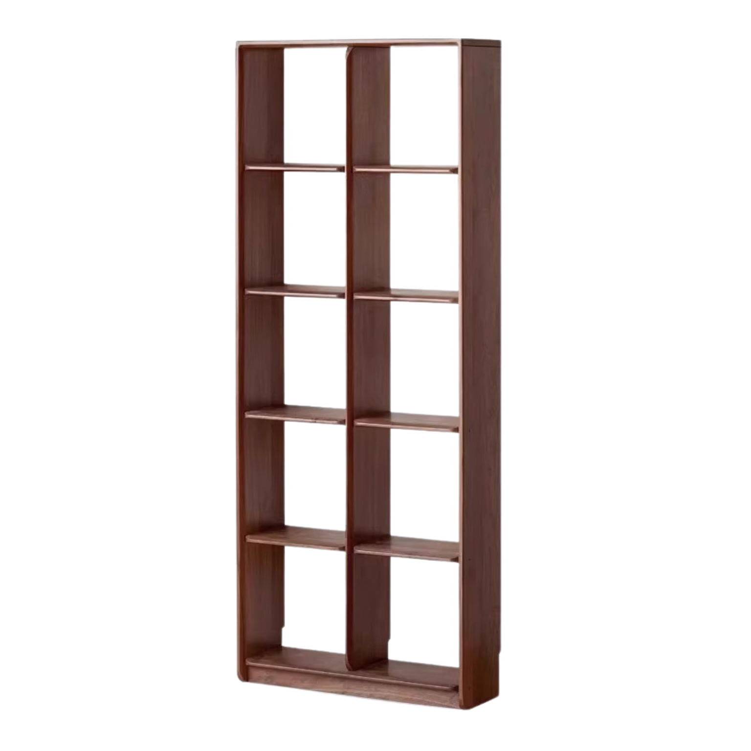 27.6x9.1x69.7 inch / 70x23x177 сm / Rich Dark Walnut color / Bookcase