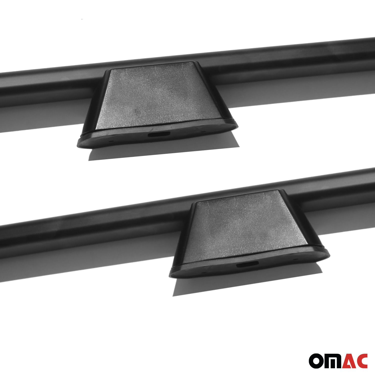 OMAC Black Roof Rack Rail Cross Bars Set (4-Piece) for RAM ProMaster City 2015-2022 - Heavy-Duty Cargo Carrier for Camping, Road Trips & Outdoor Adventures