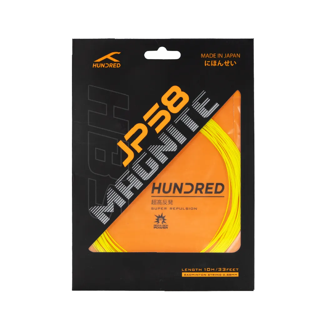 HNDRD JP58 Professional Badminton String - High Performance, Durable Nylon for Enhanced Control & Power - Perfect for Tournaments & Training