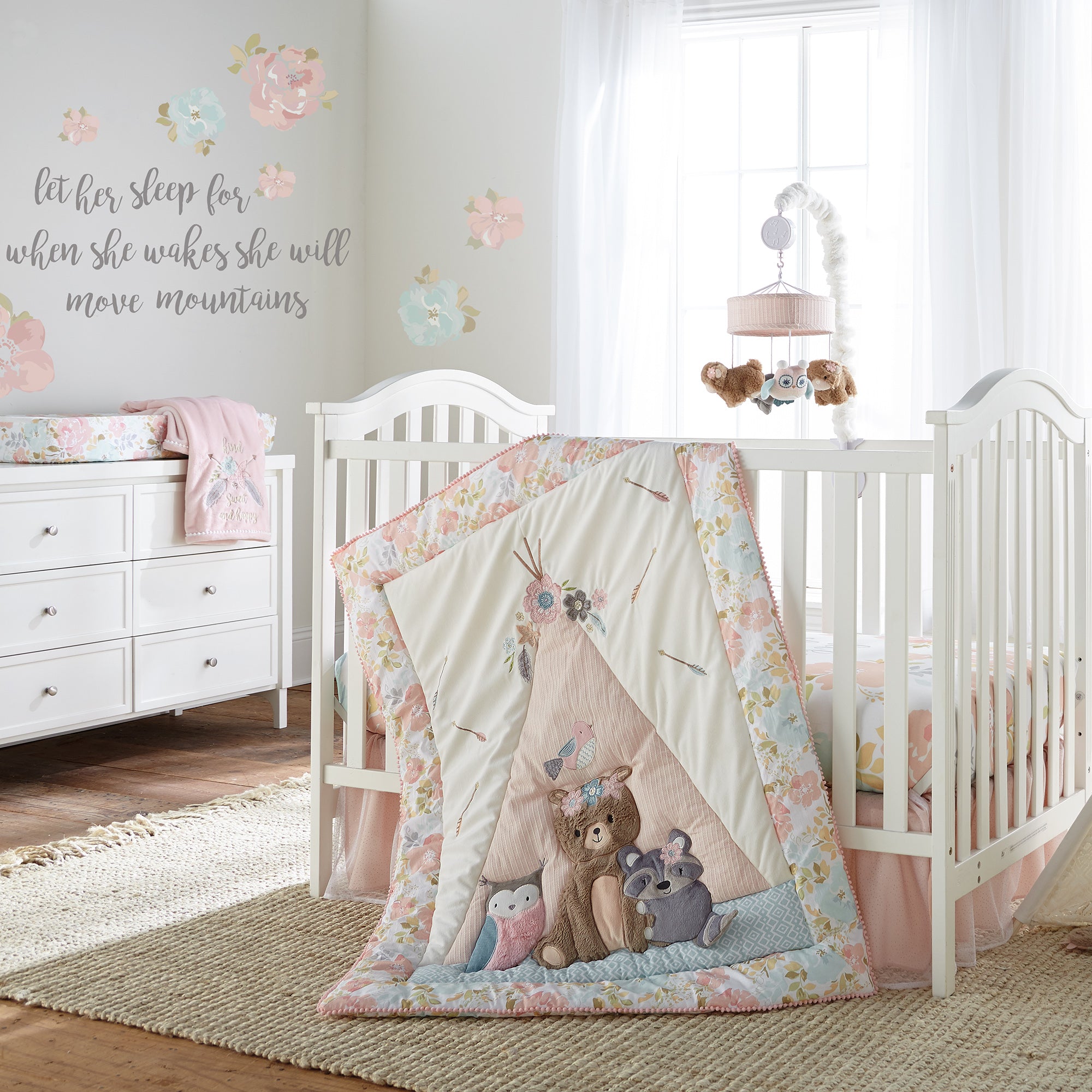 Waterproof Malia Change Pad Cover - Soft & Washable Baby Changing Mat Cover for Diaper Changing Station - Perfect for Nursery, Daycare & Travel Use