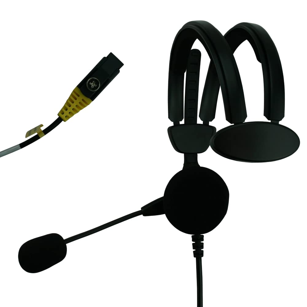 SR-20 HD-700-1 Medium Duty Speech Recognition Headset for Vocollect T2/T2X/T5 - Durable Warehouse Headphones for Voice-Directed Picking Systems