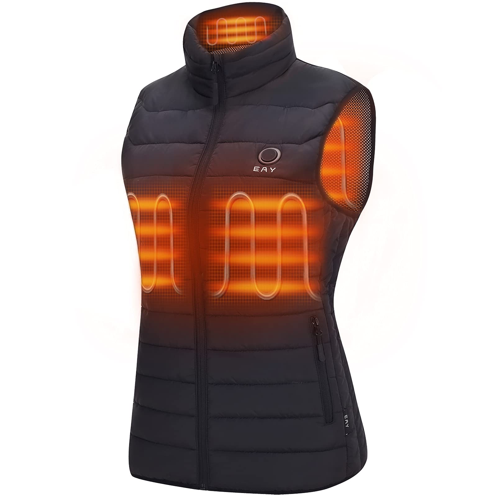 Women's Electric Heated Vest with Rechargeable Battery Pack - Lightweight Winter Jacket for Outdoor Activities, Hiking & Cold Weather
