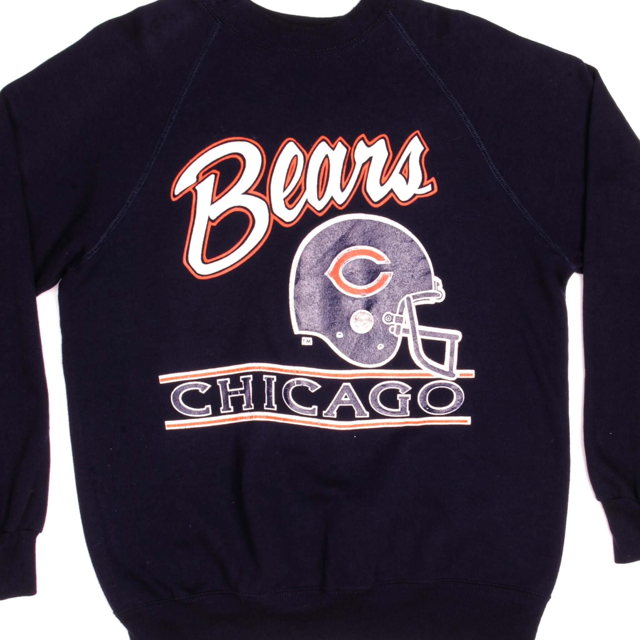 Vintage Champion Chicago Bears Sweatshirt 1970s - Size Large - Made in USA - Retro NFL Fan Gear for Game Day & Casual Wear