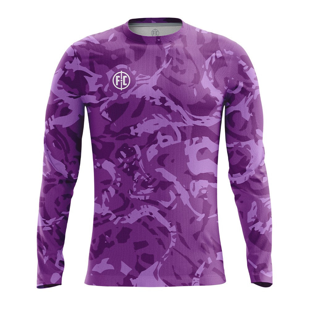 FC Bushcraft GK Jersey - Purple Goalkeeper Shirt for Soccer & Training | Durable & Breathable Performance Wear for Goalkeepers