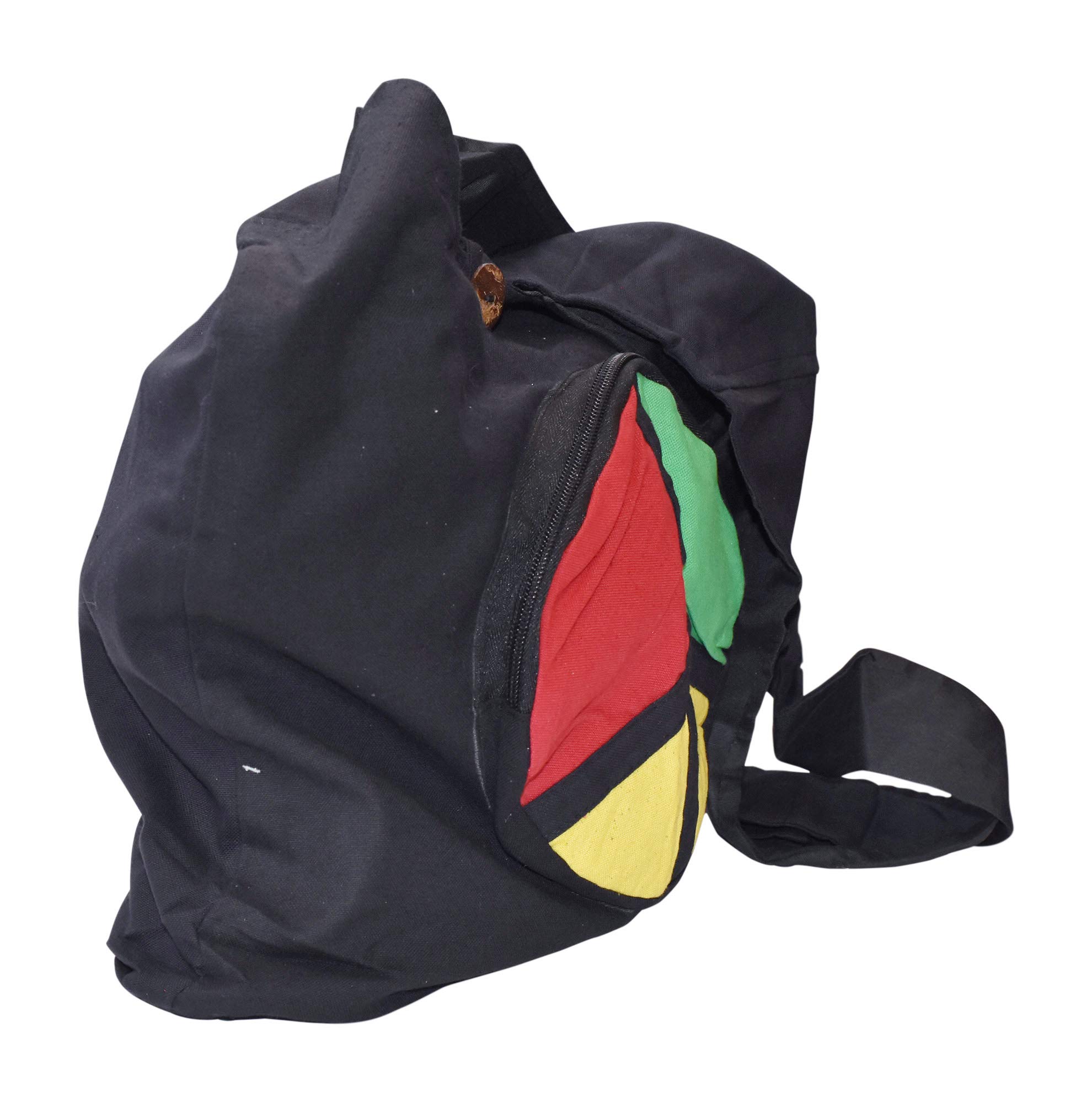 Mandala Crafts Rasta Stripe Hippie Bag - Large Boho Hobo Purse & Crossbody Bag for Women | Perfect for Music Festivals, Beach Trips & Boho Fashion