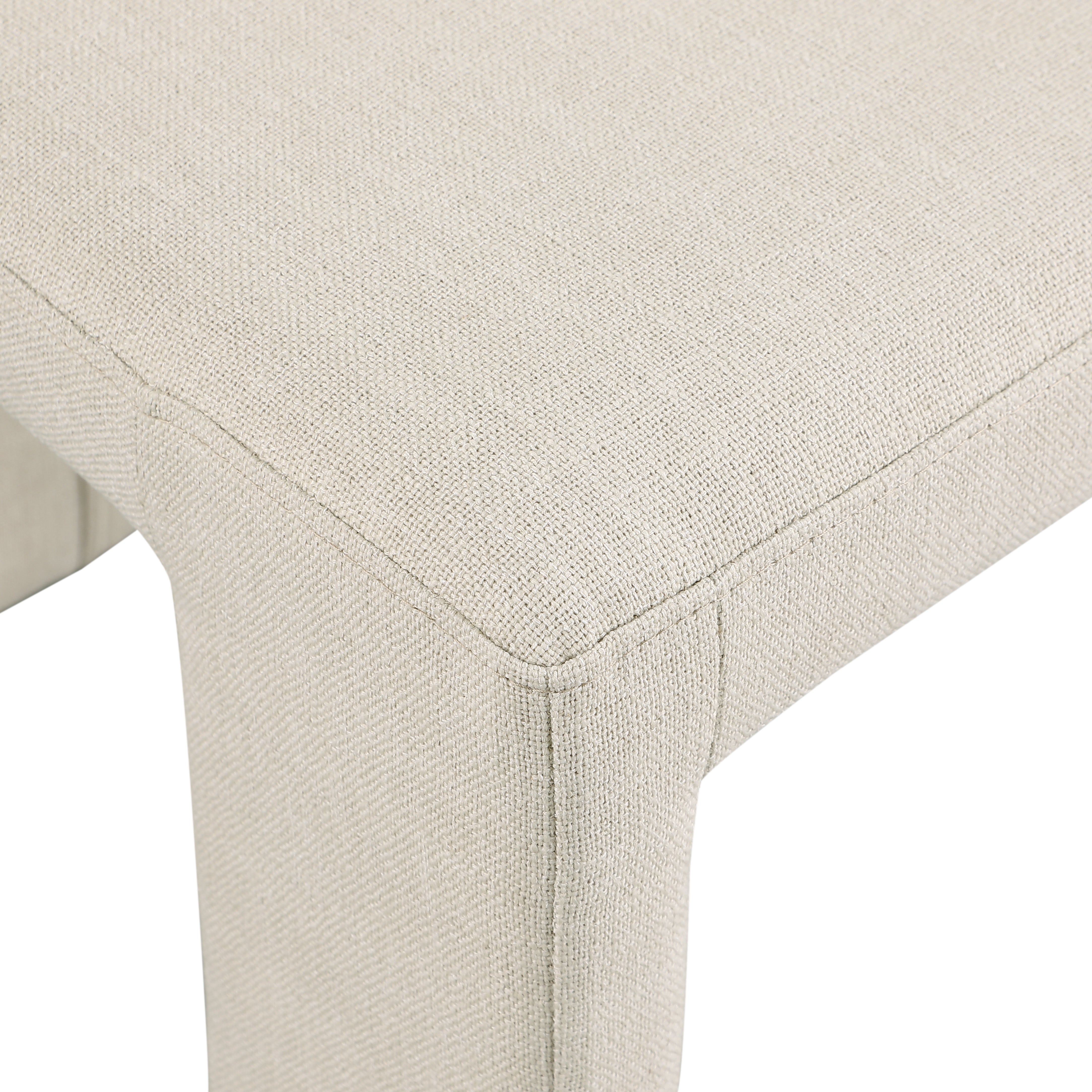Benson Linen Textured Fabric Dining Chair - Modern Farmhouse Style Upholstered Seat for Kitchen, Dining Room & Home Decor | Comfortable & Durable