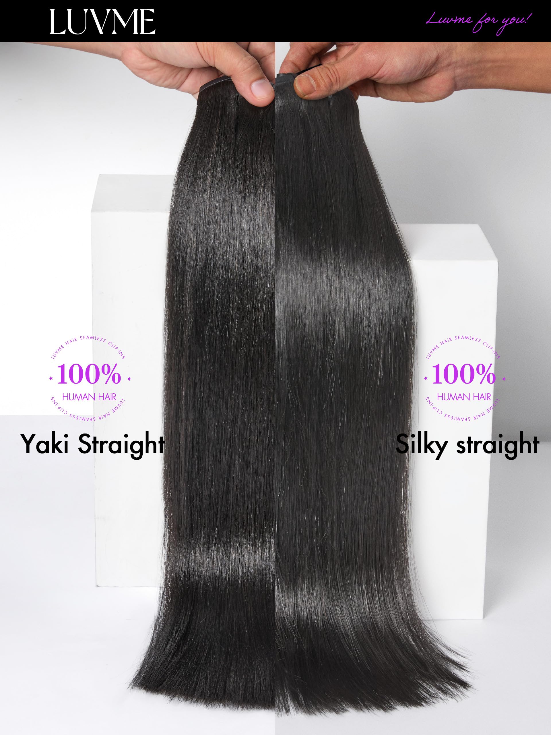 14Pcs Clip-in Hair Extensions 16inch Remy Human Hair - 2 Pack 220g Straight Seamless Full Max Natural Black | 100% Real Soft Human Hair for Daily Styling, Parties & Special Occasions