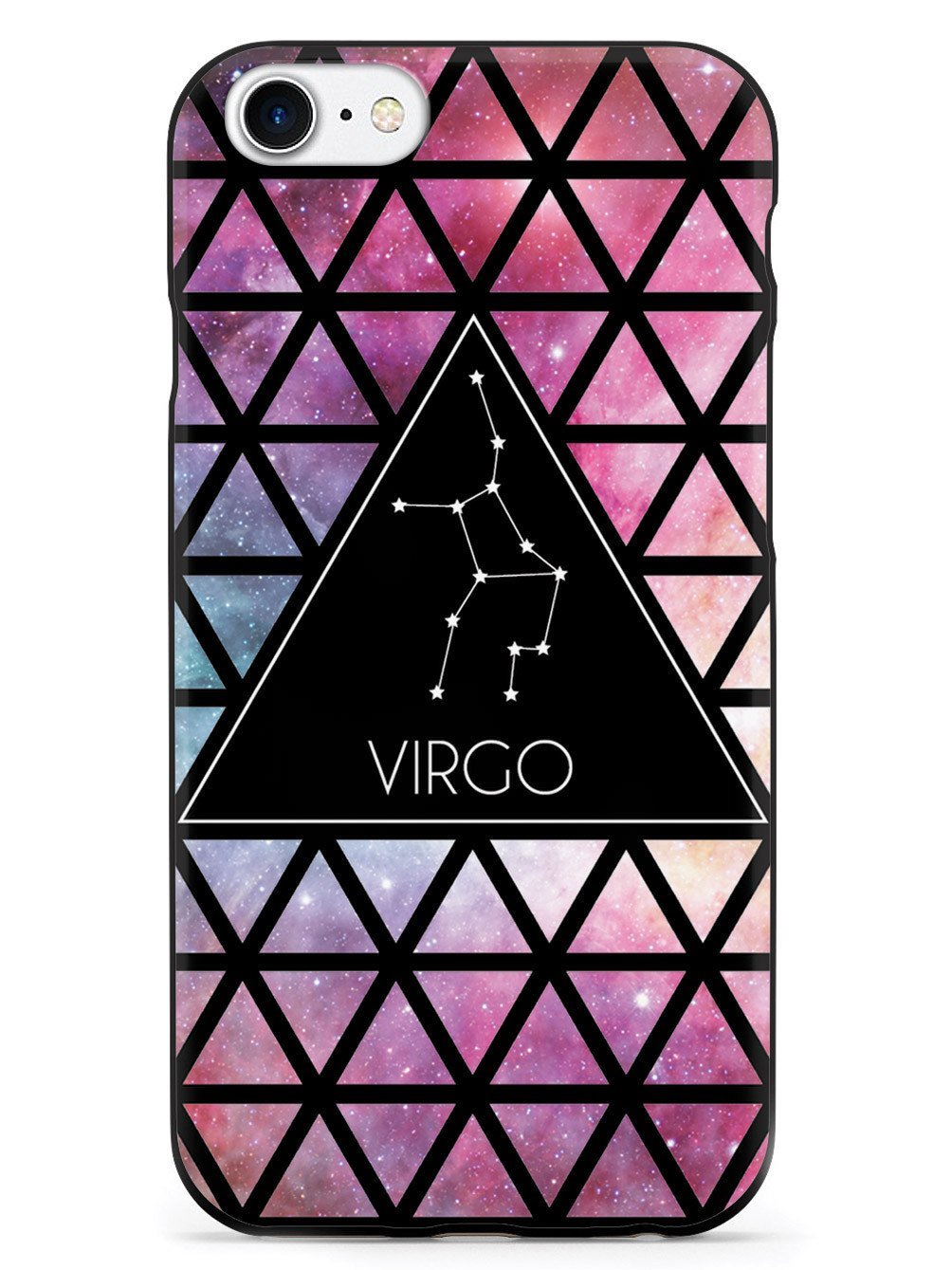 Inspired Cases - Protective iPhone 8 Case with 3D Textured Design - Zodiac Constellation Virgo Cover - Shockproof & Slim Fit for Apple iPhone 8 - Perfect for Daily Use, Work, and Travel