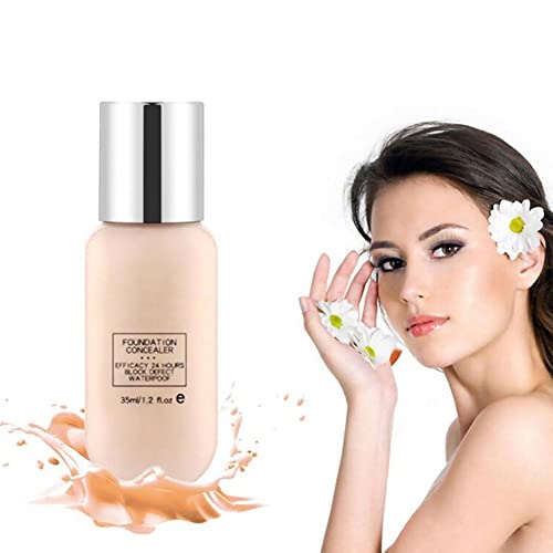 ROMANTIC BEAR Color Changing Liquid Foundation - Hydrating, Sweat-Proof & Waterproof Makeup Primer for Oily Skin Control | Perfect for Daily Wear, Special Occasions & Long-Lasting Coverage