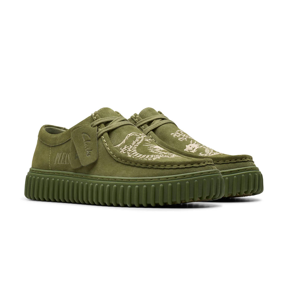PLEASURES Torhill Lo Green Dragon Sneakers - Stylish & Comfortable Streetwear Shoes for Men & Women | Perfect for Casual Wear, Urban Fashion & Daily Outfits