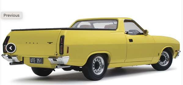 1:18 Scale Classic Carlectables 1977 Ford XC Falcon Utility Pine N Lime Diecast Model Car - Perfect for Collectors, Display, and Gifting