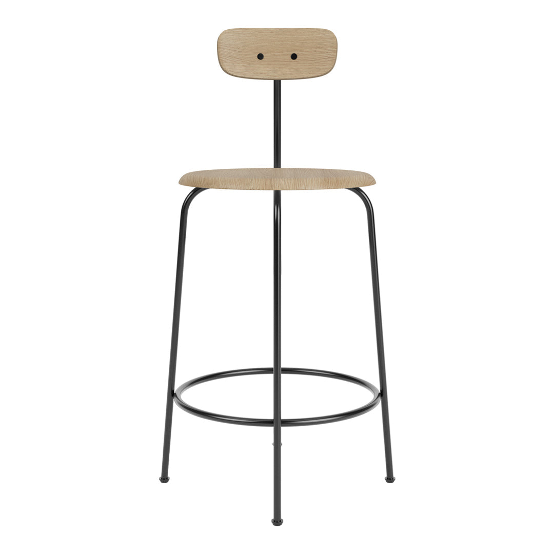 Afteroom Counter Chair - Modern Minimalist Stool for Kitchen Island, Bar & Dining - High-Quality Wooden Seat with Ergonomic Design - Perfect for Small Spaces & Contemporary Interiors