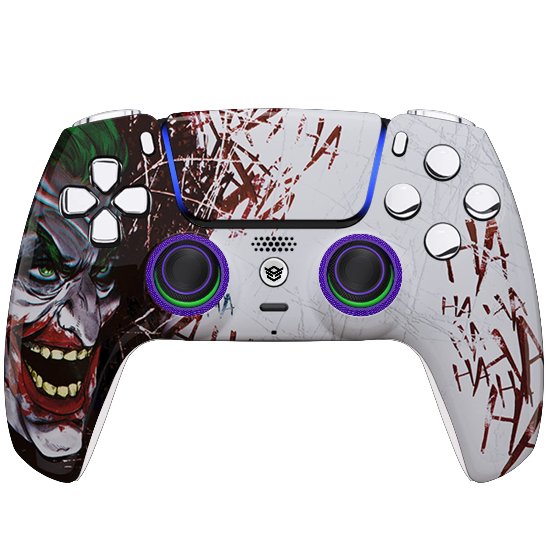 HEXGAMING ULTIMATE Wireless PS5/PS4 Controller with Back Buttons, Mouse-Click Triggers & Interchangeable Thumbsticks - Ergonomic Design for Competitive Gaming | Perfect for FPS, RPG & Esports Players