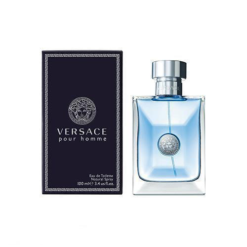 Versace Pour Homme 100ml Eau de Toilette for Men - Fresh Citrus Aromatic Fragrance | Day & Night Wear, Office & Special Occasions